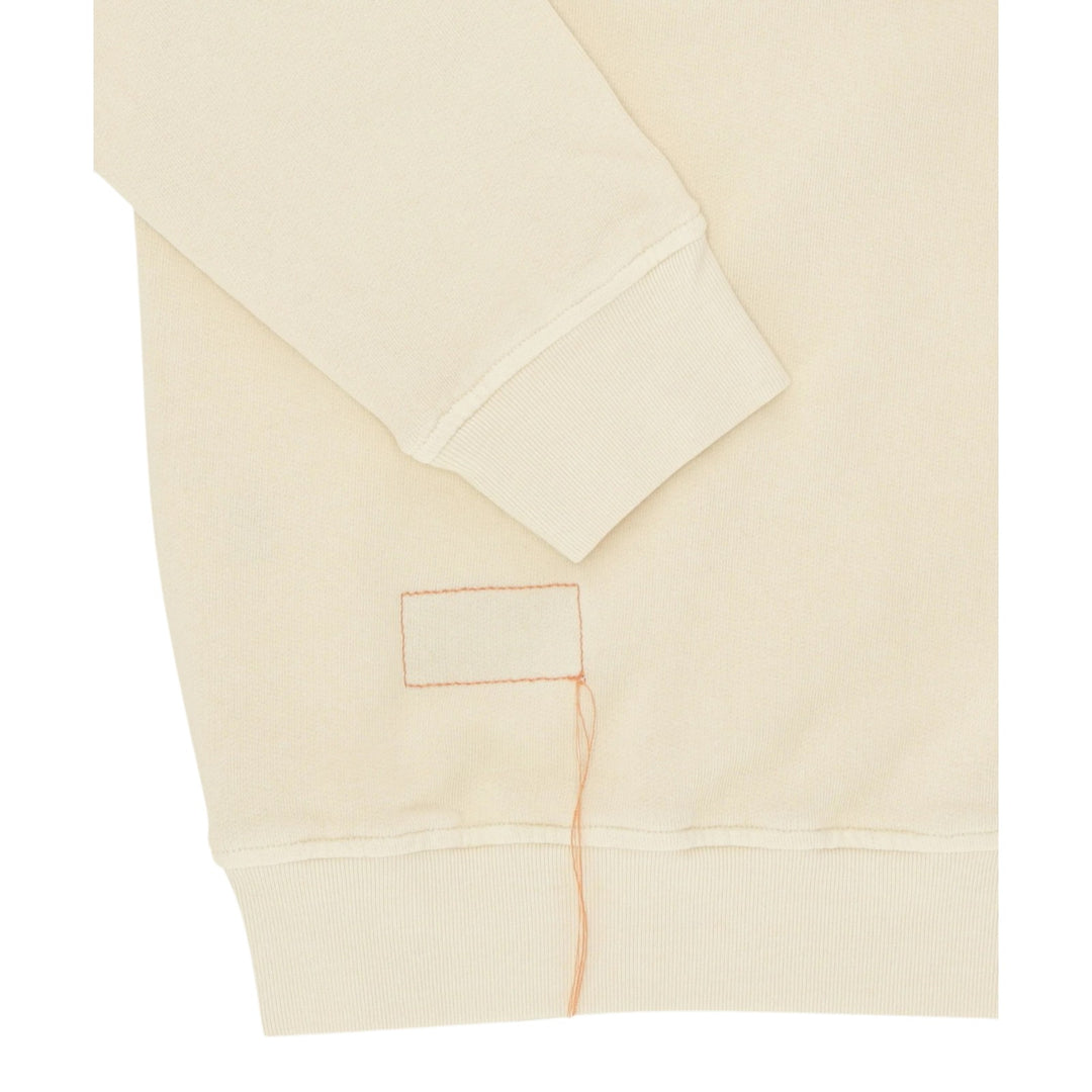 Yale Felpa in Jersey Garzato con Colletto e Zip Corda