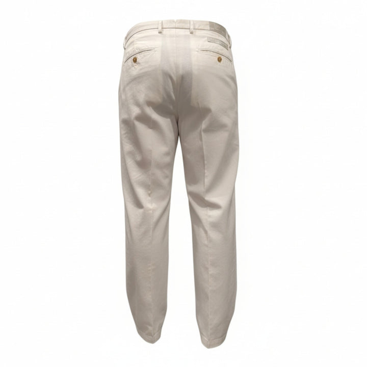 PORTOBELLO TROUSERS in MILK COTTON