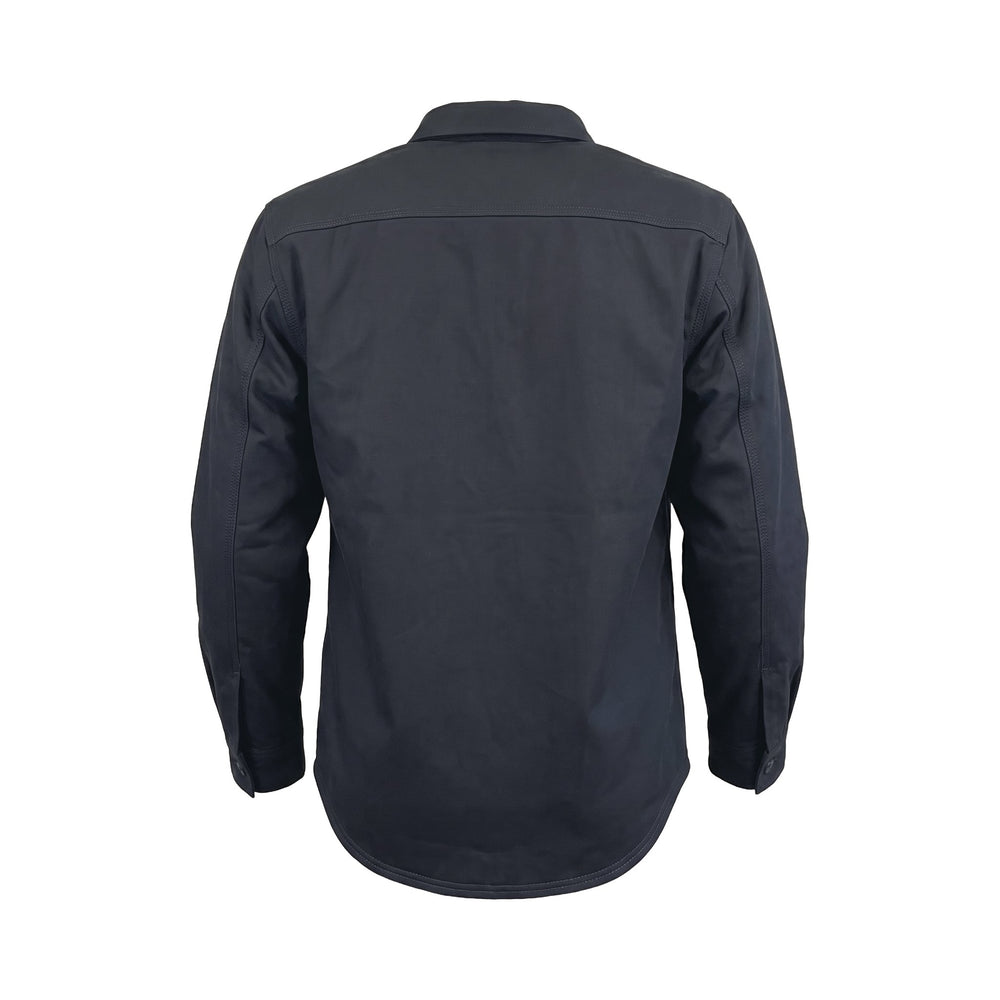 Bl'ker Vintage WOOL PADDED SHIRT DENALI NAVY Blu - foto 2