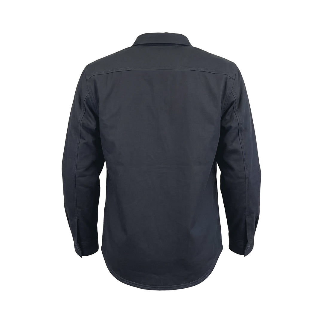 Bl'ker Vintage WOOL PADDED SHIRT DENALI NAVY Blu - foto 2