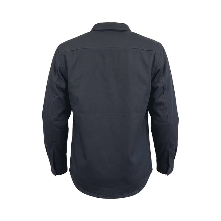 Bl'ker Vintage WOOL PADDED SHIRT DENALI NAVY Blu - foto 2