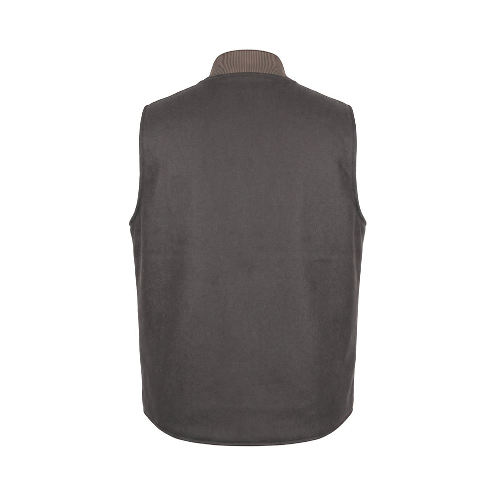 Bl'ker Vintage WOOL VEST REVERSIBILE OWL BROWN Marrone - foto 2