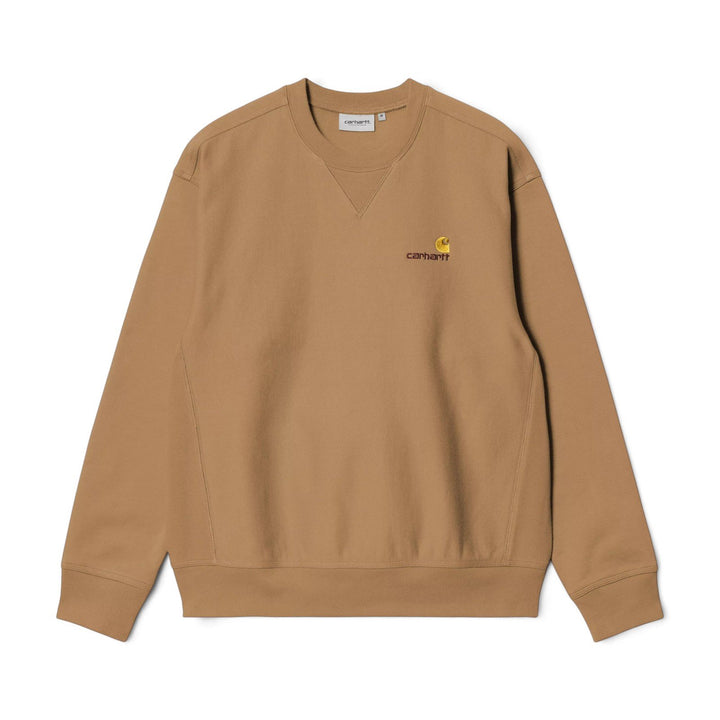 Carhartt Wip AMERICAN SCRIPT SWEAT DUSTY H Beige - foto 1