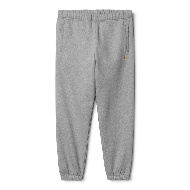 Carhartt Wip CHEASE SWEAT PANT GREY HEATHER/GOLD Grigio - foto 1