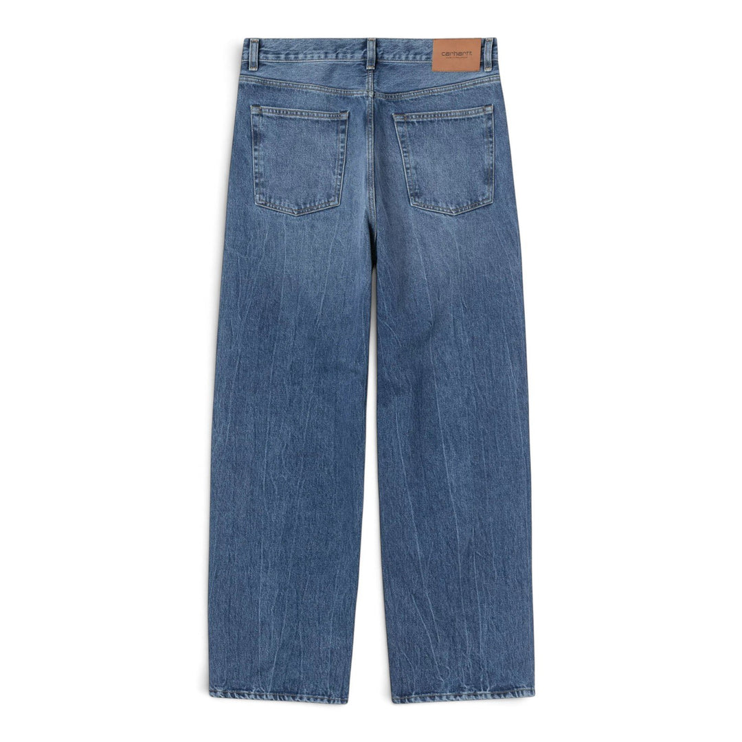 Carhartt Wip PAYSON PANT 15.75 OZ BLUE MARBLE USED WASH Blu - foto 1