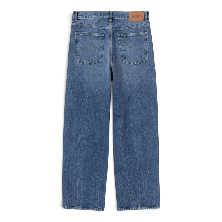Carhartt Wip PAYSON PANT 15.75 OZ BLUE MARBLE USED WASH Blu - foto 1