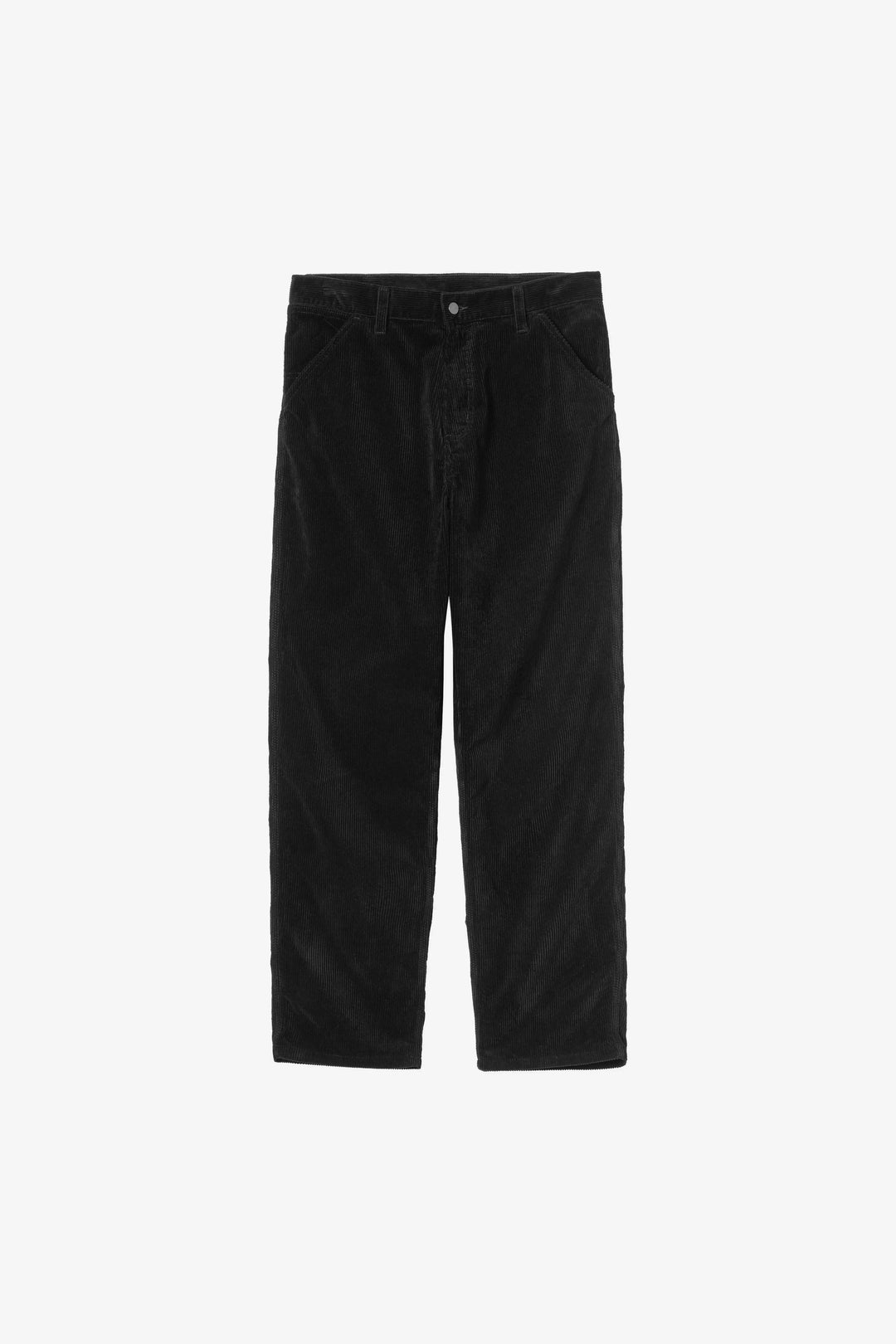 Carhartt Wip SIMPLE PANT CORDUROY 9.7 OZ BLACK RINSED Nero - foto 2