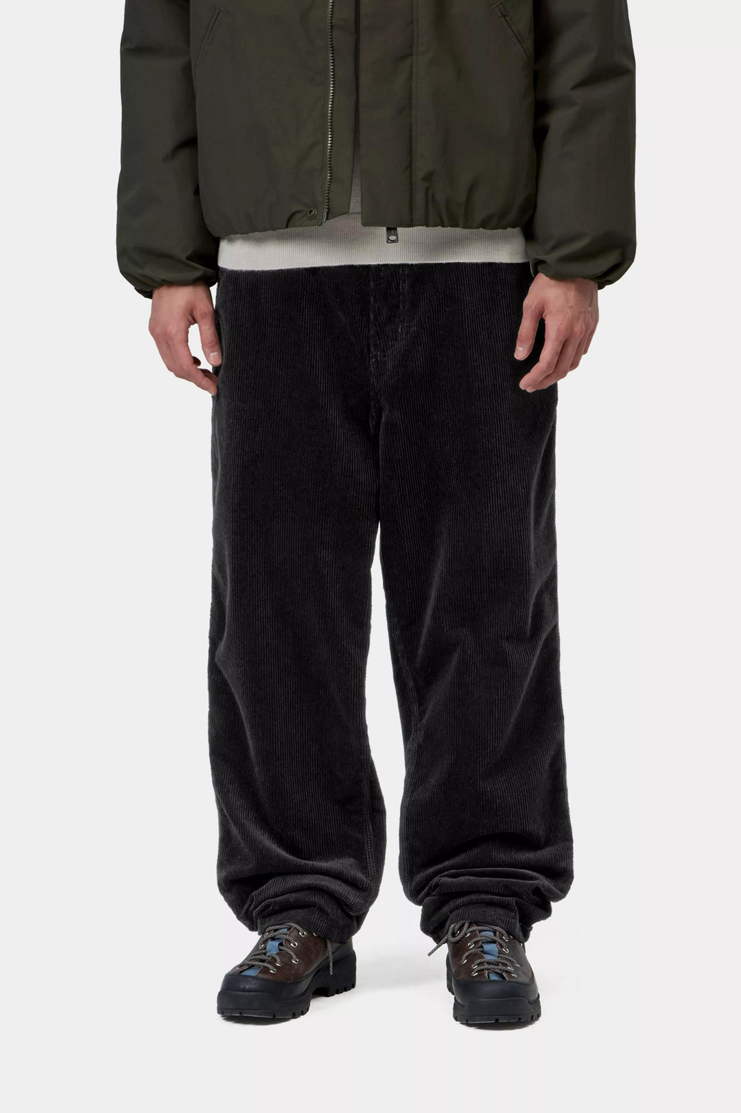 Carhartt Wip SIMPLE PANT CORDUROY 9.7 OZ BLACK RINSED Nero - foto 3