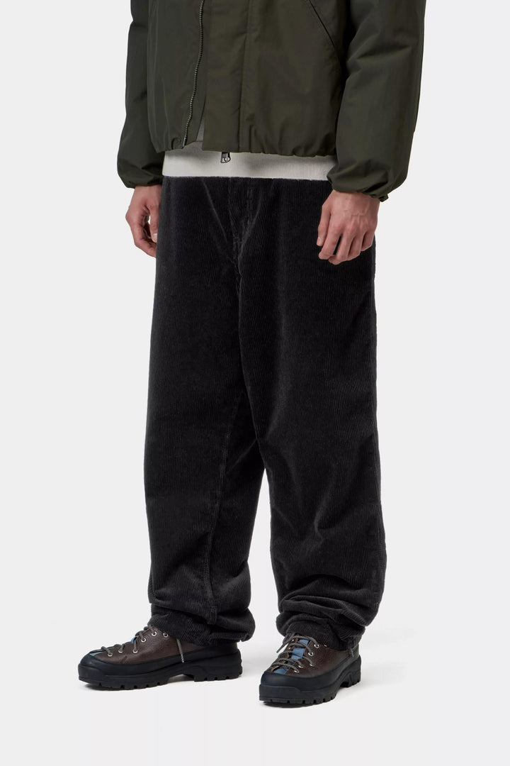 Carhartt Wip SIMPLE PANT CORDUROY 9.7 OZ BLACK RINSED Nero - foto 4