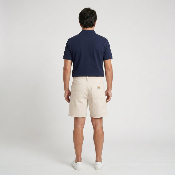 Carhartt Wip Single Knee Short Wax Bianco - foto 3
