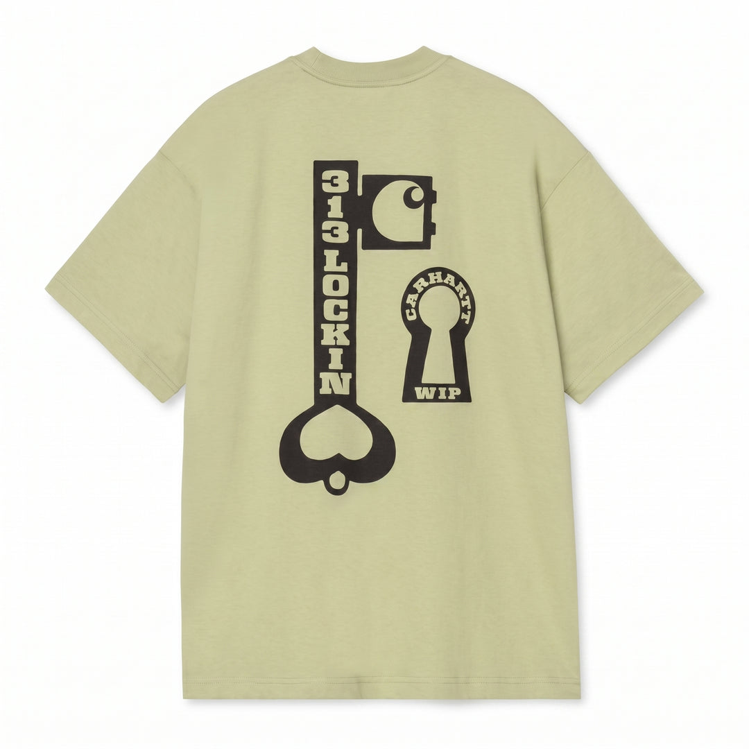 Carhartt Wip S/S Locked T-Shirt Gentle Green Verde - foto 2