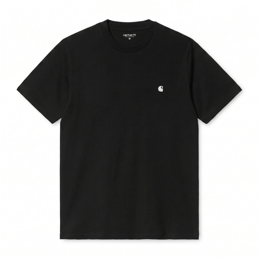 Carhartt Wip S/S Madison T-Shirt Black / White Nero - foto 1