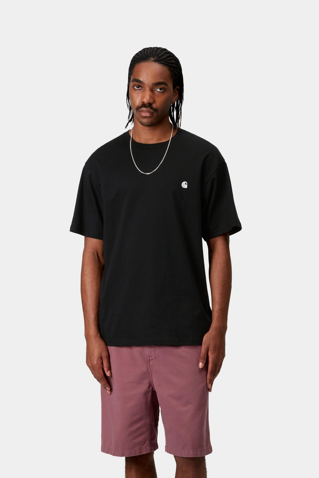 Carhartt Wip S/S Madison T-Shirt Black / White Nero - foto 3