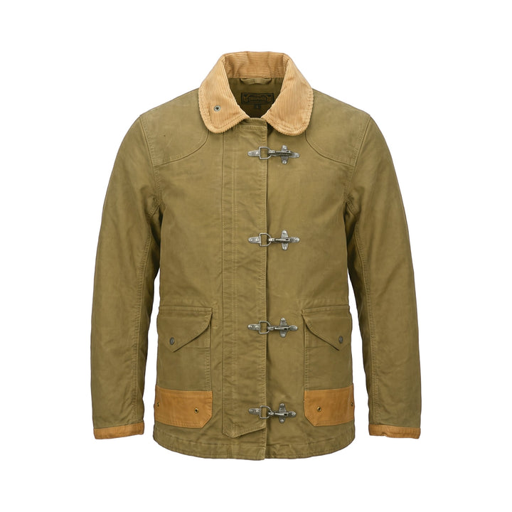 Chesapeake's FIREMAN JUNGLE CLOTH JKT BEDFORD KHAKY GREEN Verde - foto 1
