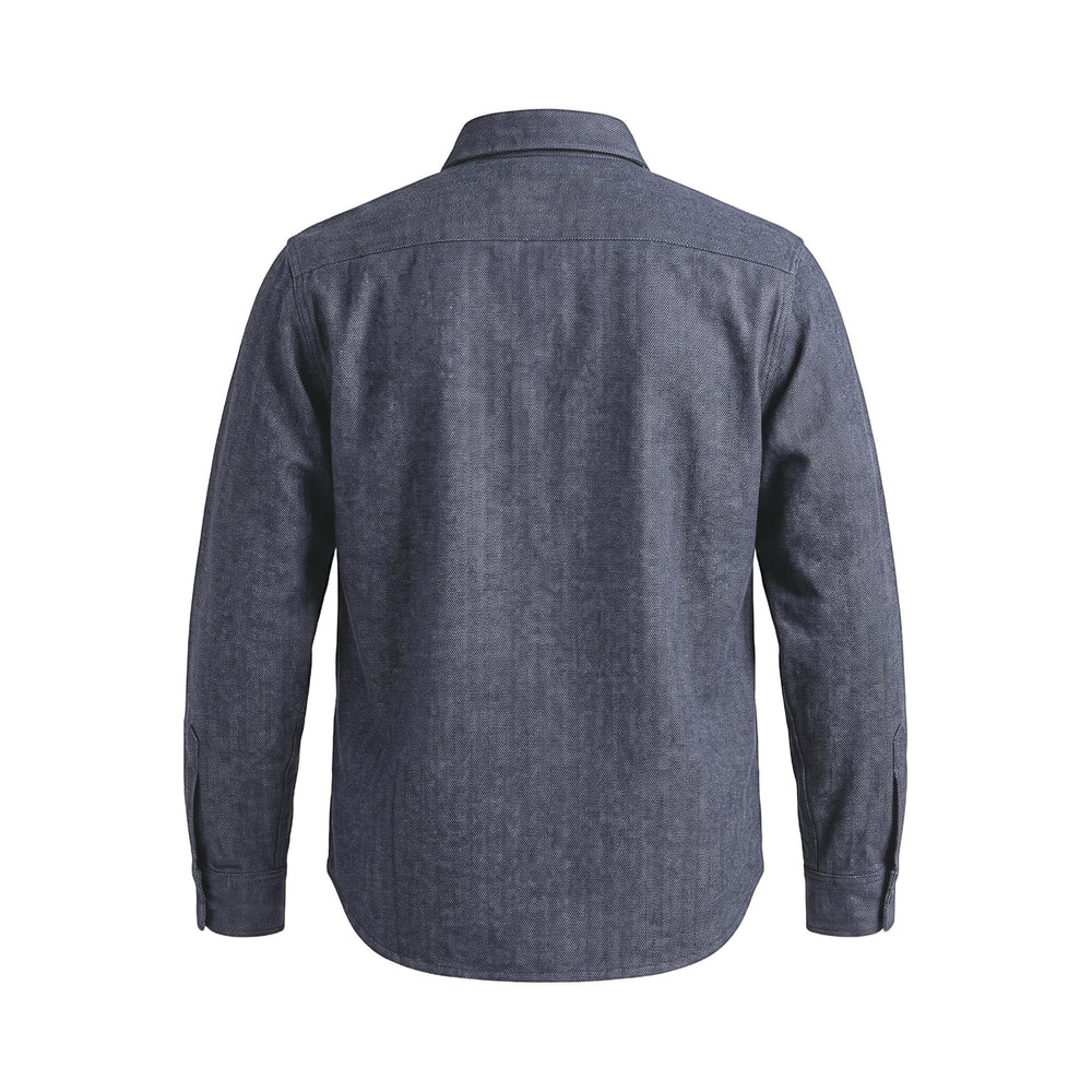 Chesapeake's HBT WOOL PADDED SHIRT CPO NAVY Blu - foto 2
