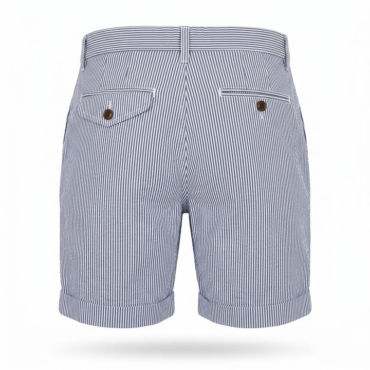 Chesapeake's Seersucker Boat Short Mantucket Navy Blu - foto 2