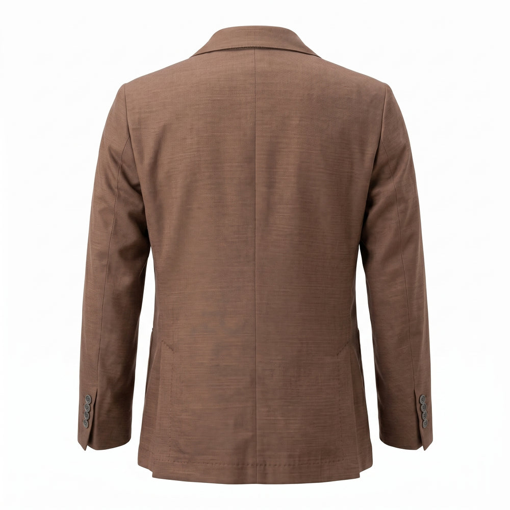 Circolo 1901 Blazer Cotone Lino Cioccolato Marrone - foto 2