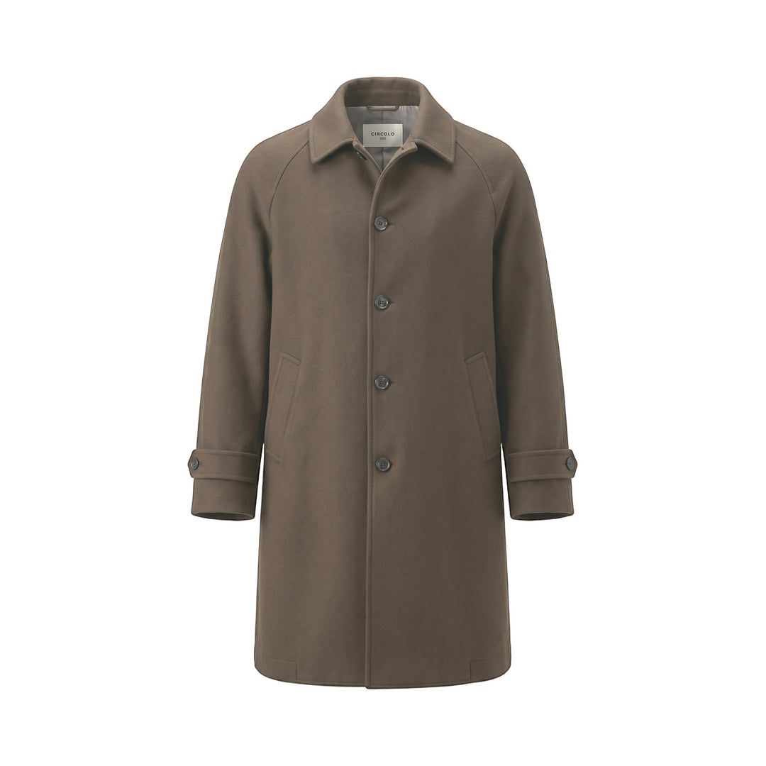 Circolo 1901 COAT R.G.DYED LAVA VERGINE MINERALGREEN Marrone - foto 1