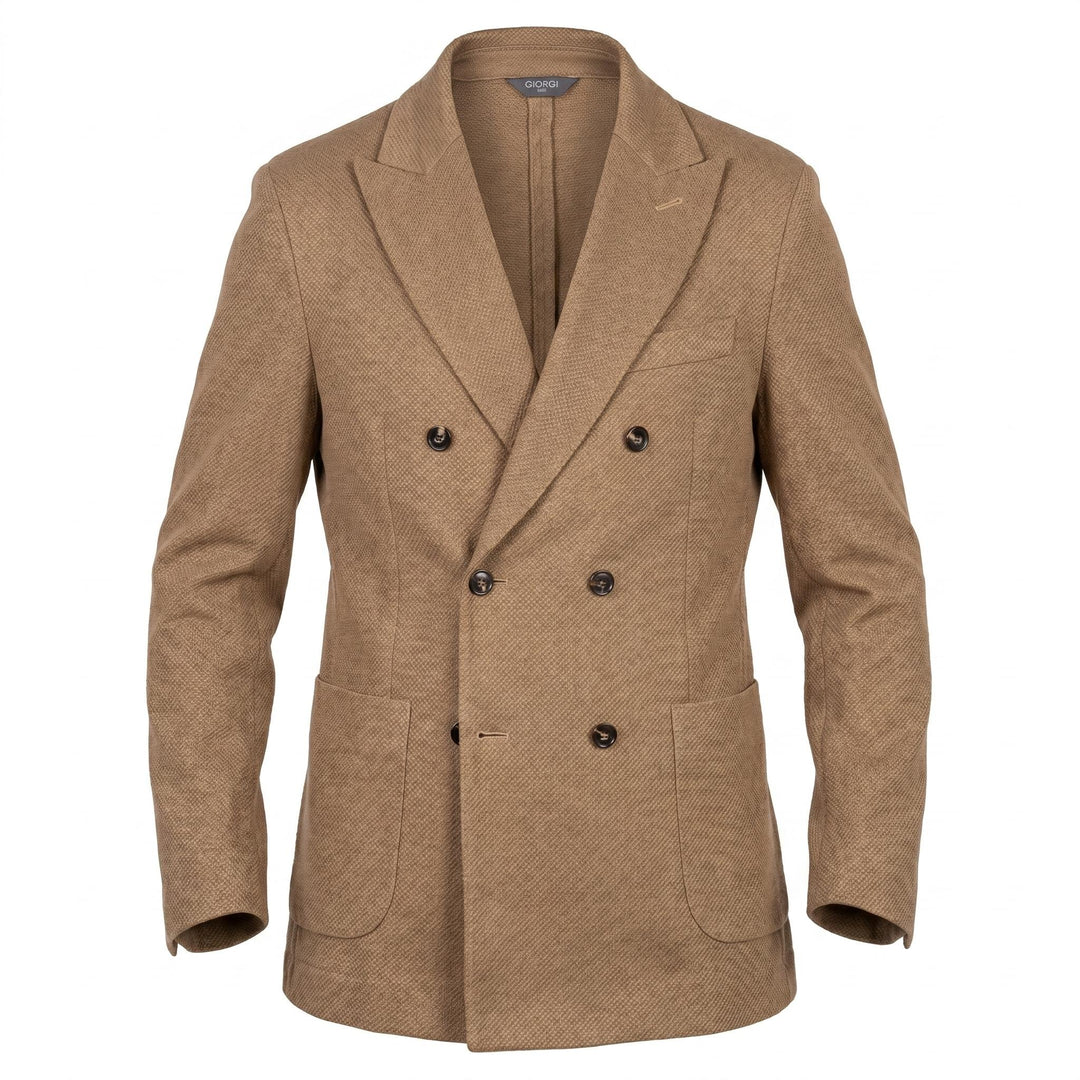 Circolo 1901 DOUBLE BREASTED COTONE/LINO MARRONE Marrone - foto 1