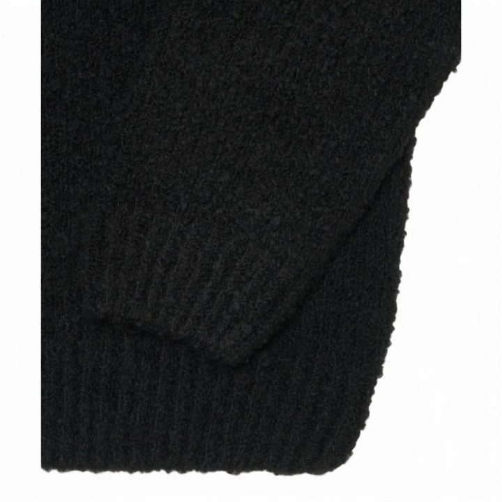 Edwin DUN TEXTURED SWEATER BLACK Nero - foto 7
