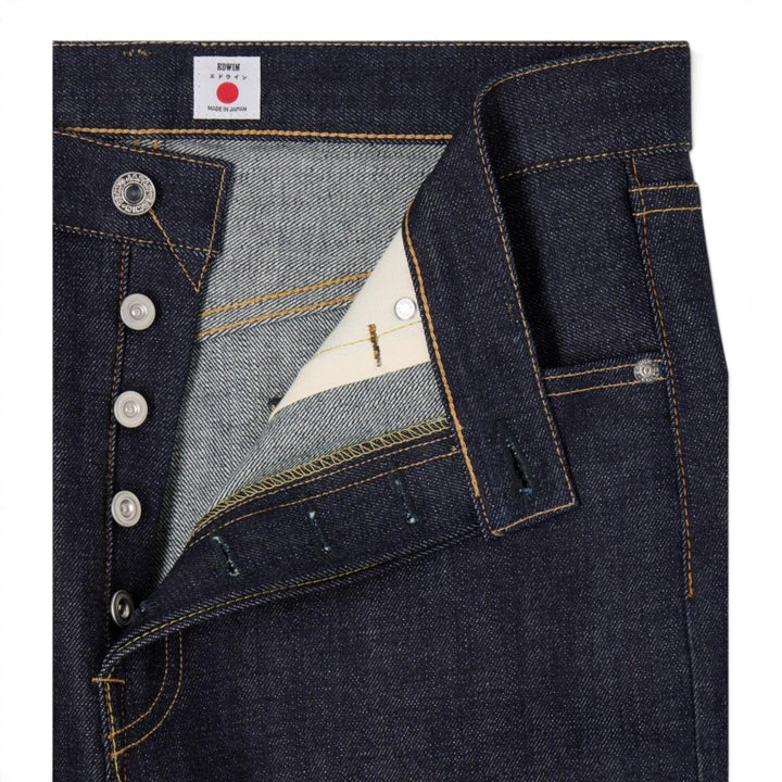 Edwin REGULAR STRAIGHT JAPAN UNWASHED Blu - foto 6
