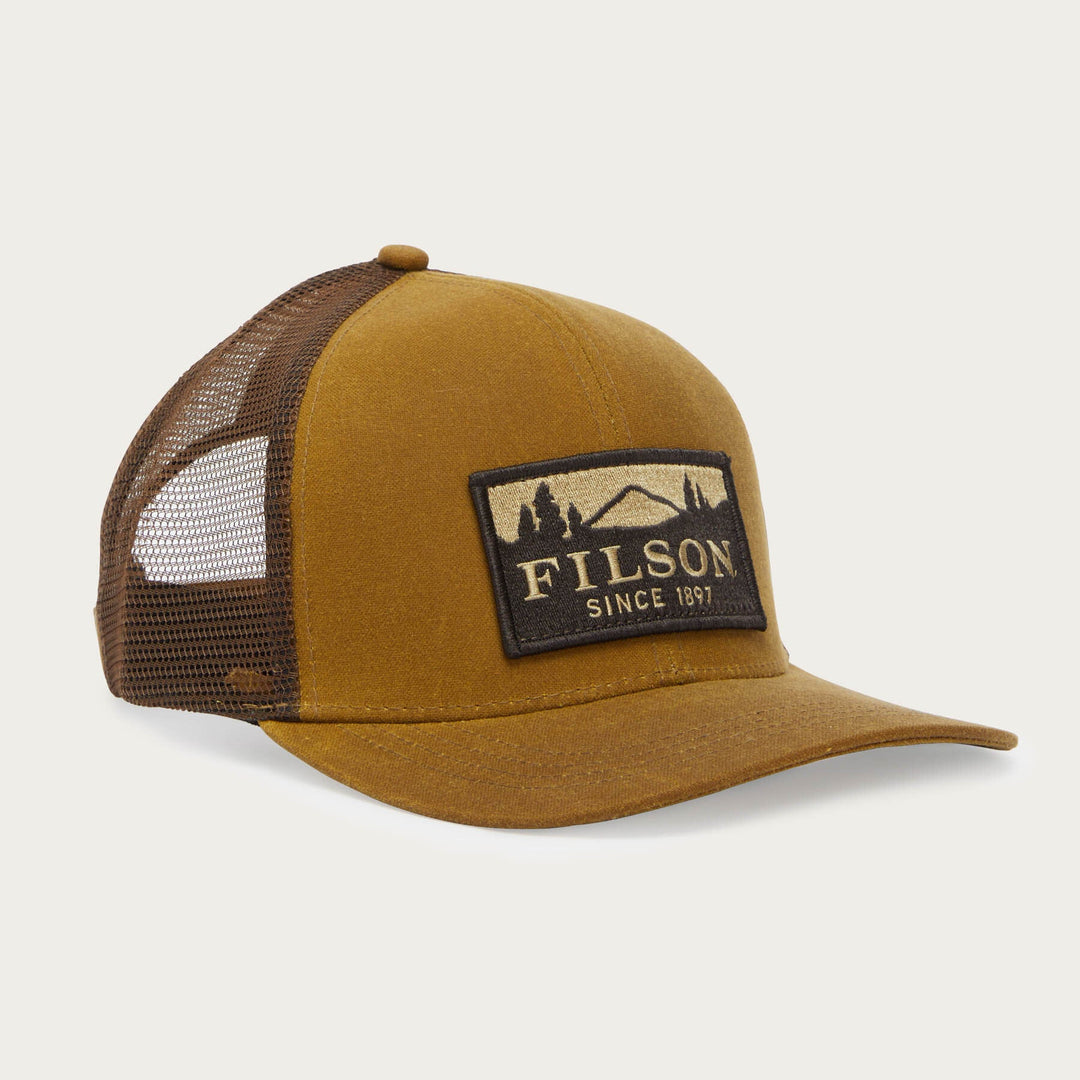 Filson Logger Mesh Cap Dark Tan Marrone - foto 1