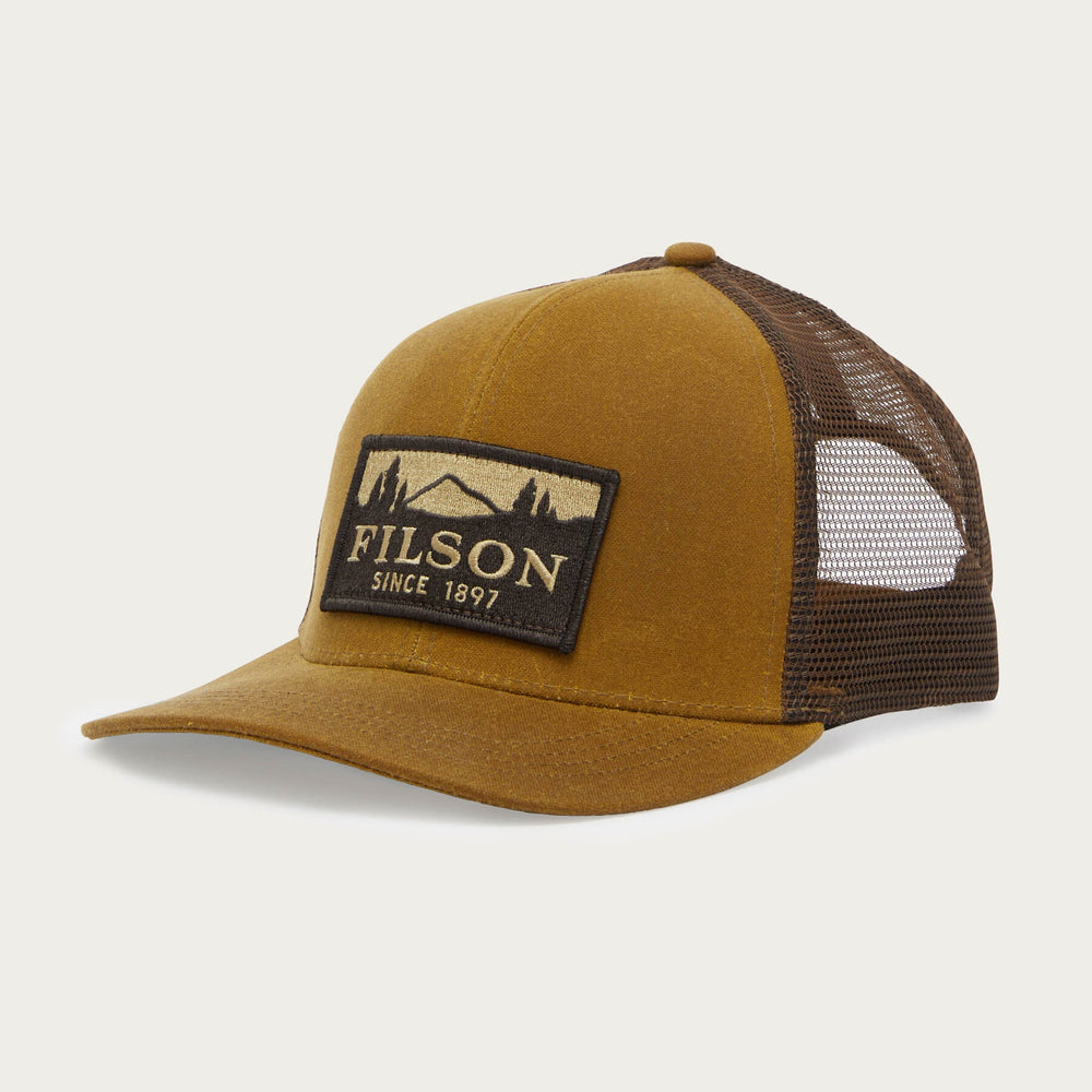 Filson Logger Mesh Cap Dark Tan Marrone - foto 2