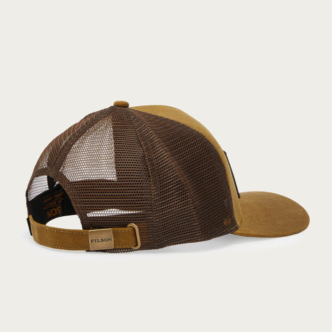 Filson Logger Mesh Cap Dark Tan Marrone - foto 3