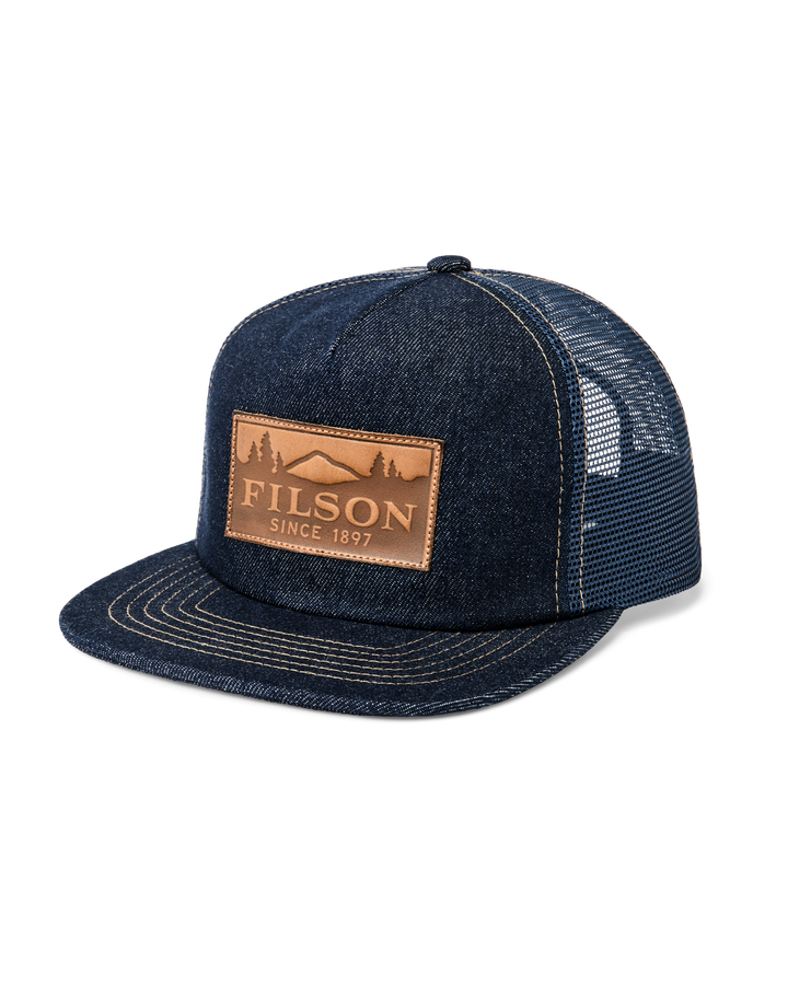 Filson Scenic Trucker Mesh Cap Indigo Blu - foto 1