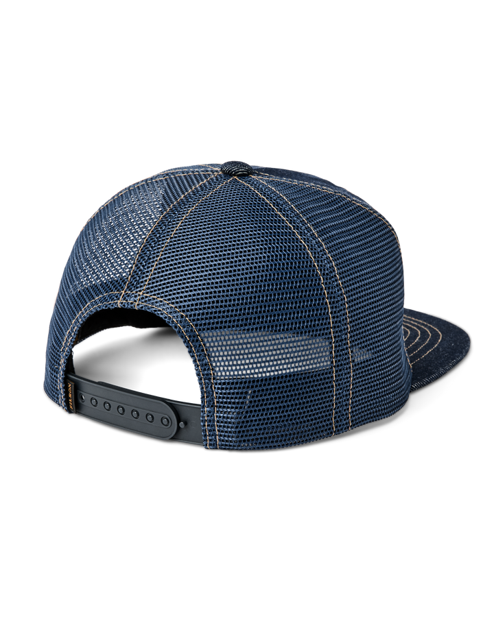 Filson Scenic Trucker Mesh Cap Indigo Blu - foto 2