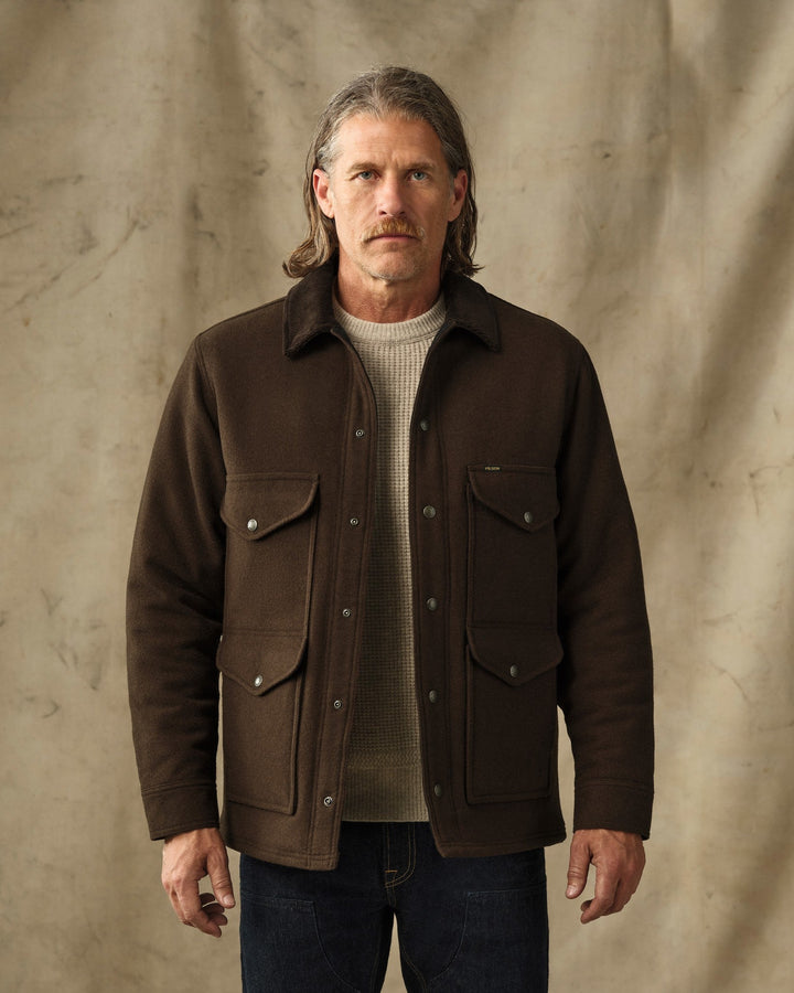 Filson Spokane Insulated Cruiser Beaver Brown Marrone - foto 7
