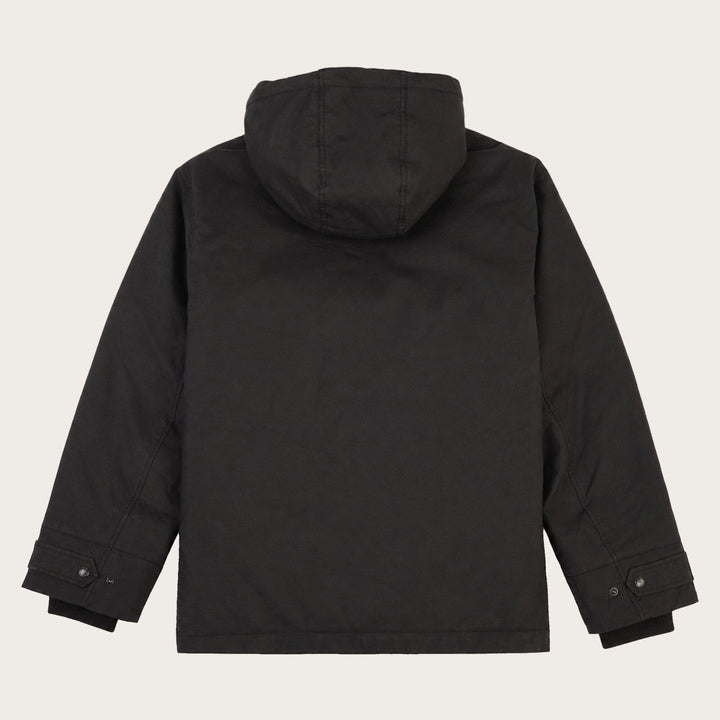Filson Waxed Mountain Parka Black Nero - foto 2