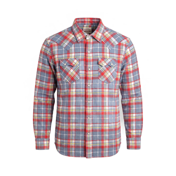 Fortela JOSH CAMICIA TEXANA COTONE A QUADRI RED/GREY Multicolor - foto 1