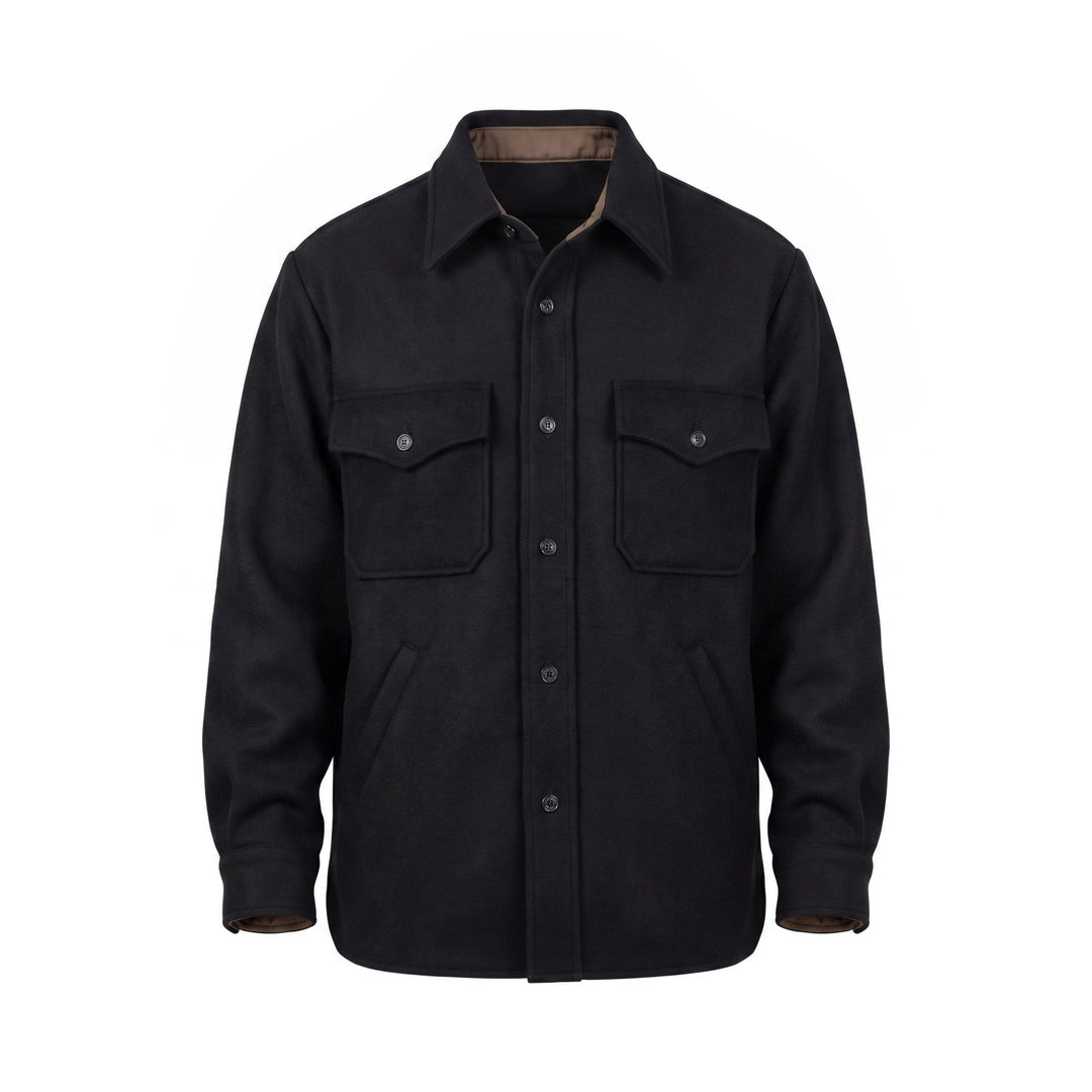 Fortela RINGO OVERSHIRT IN LANA BLUE Blu - foto 1