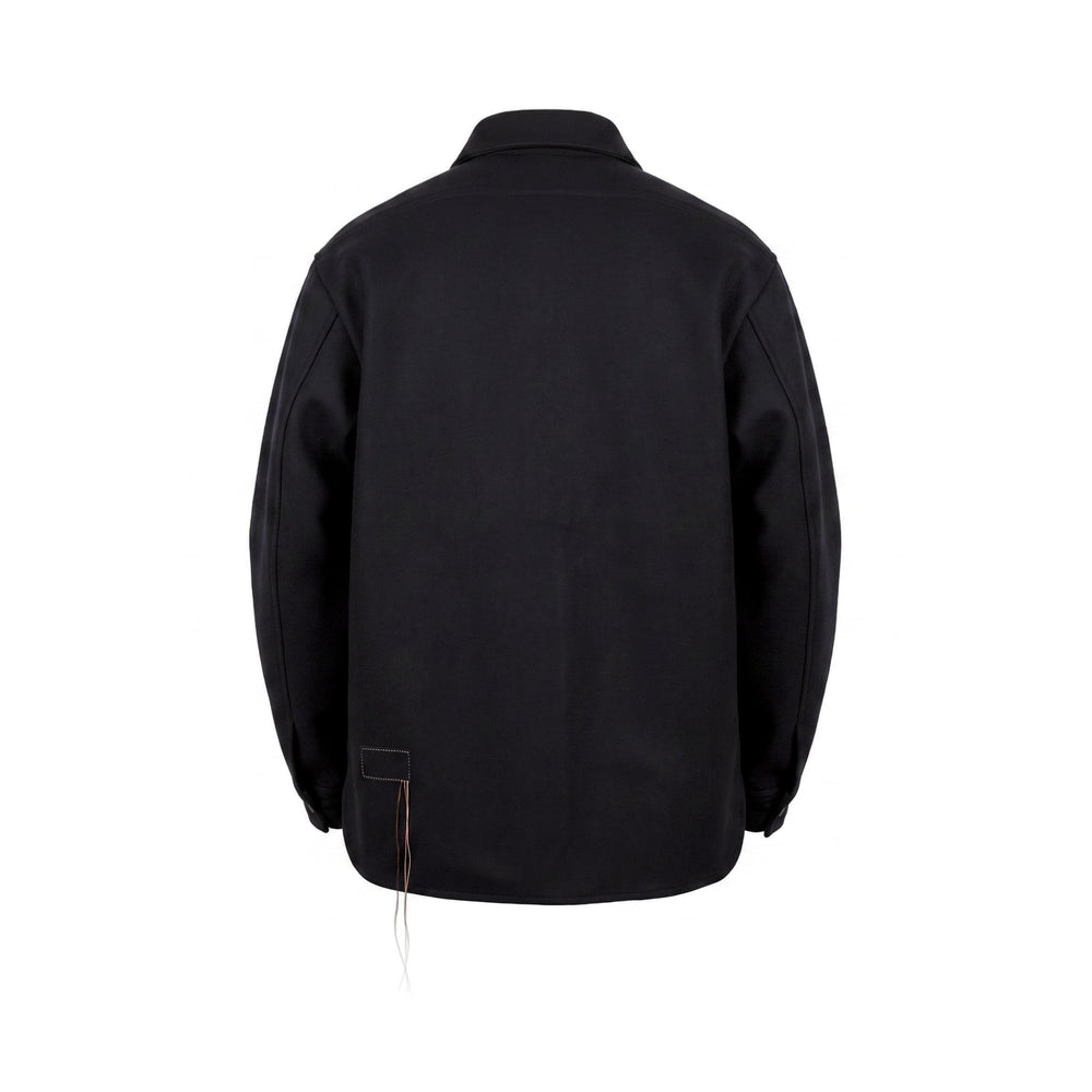 Fortela RINGO OVERSHIRT IN LANA BLUE Blu - foto 2