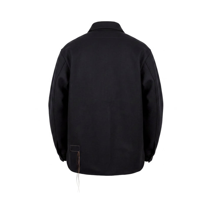 Fortela RINGO OVERSHIRT IN LANA BLUE Blu - foto 2