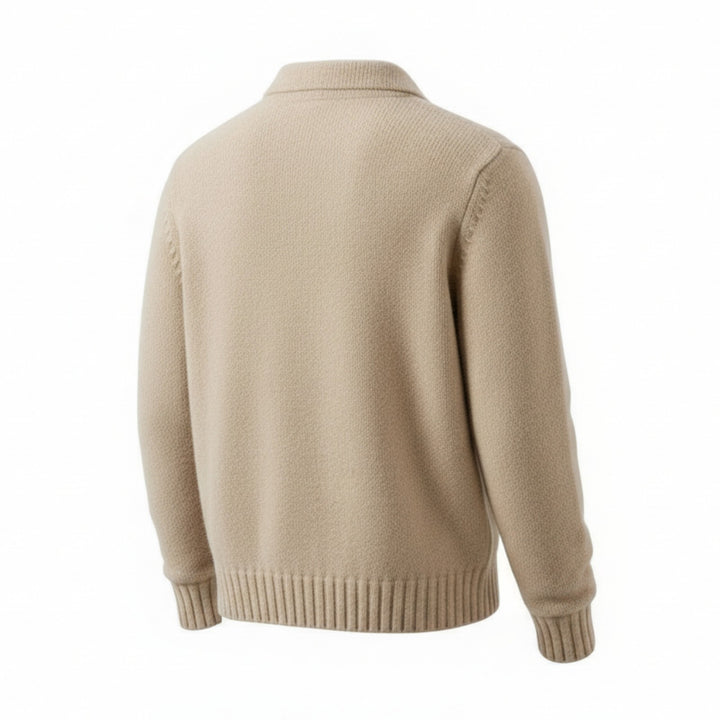 MERINO WOOL POLO SHIRT IN ROPE