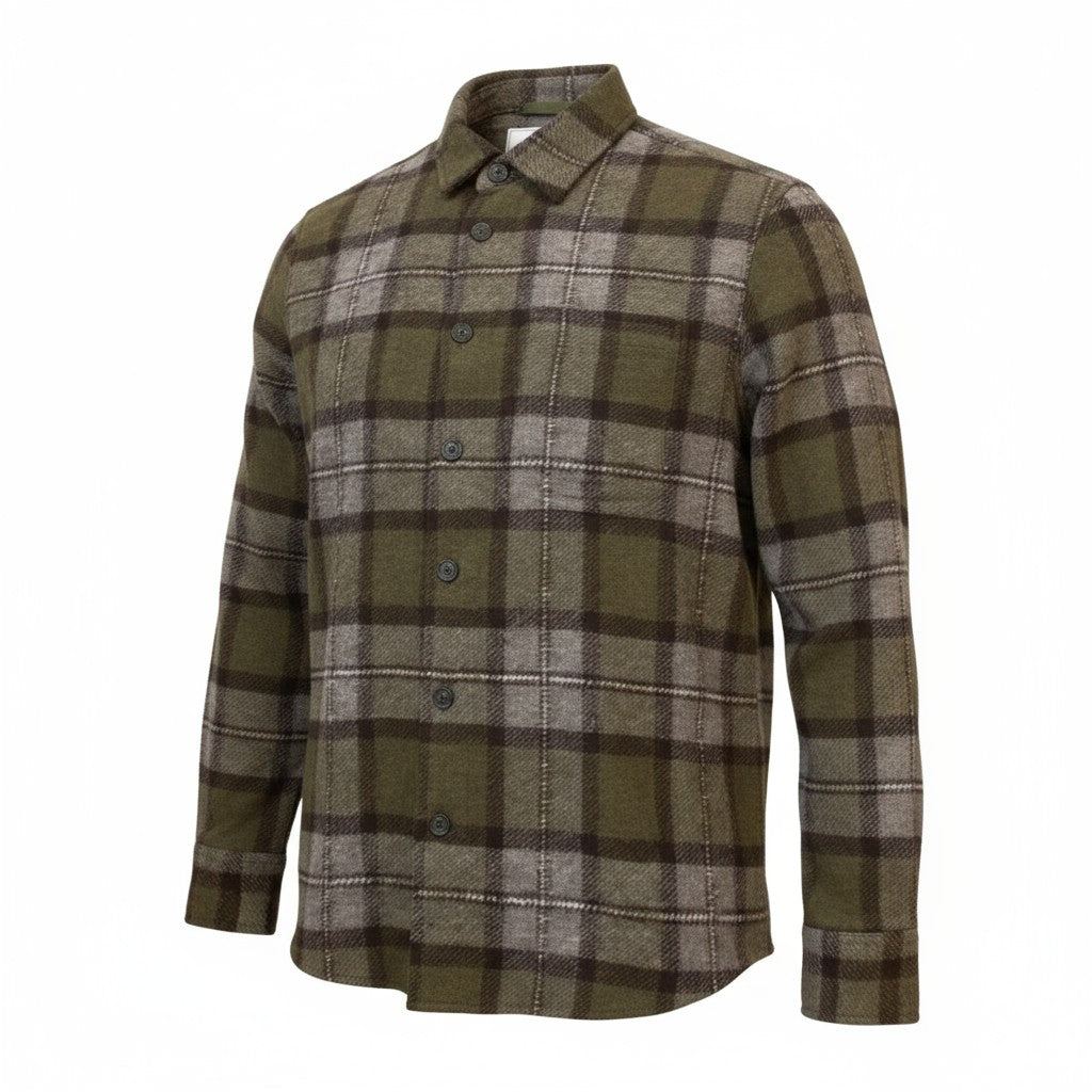 CAMICIA UOMO IMBOTTITA VERDE