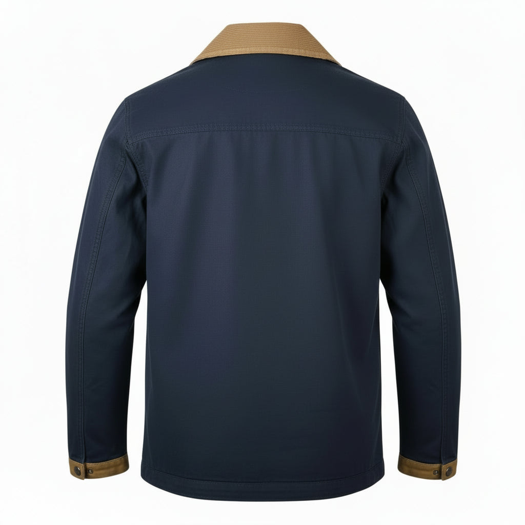 Fireman Canvas Lined Jkt Bedford Blue