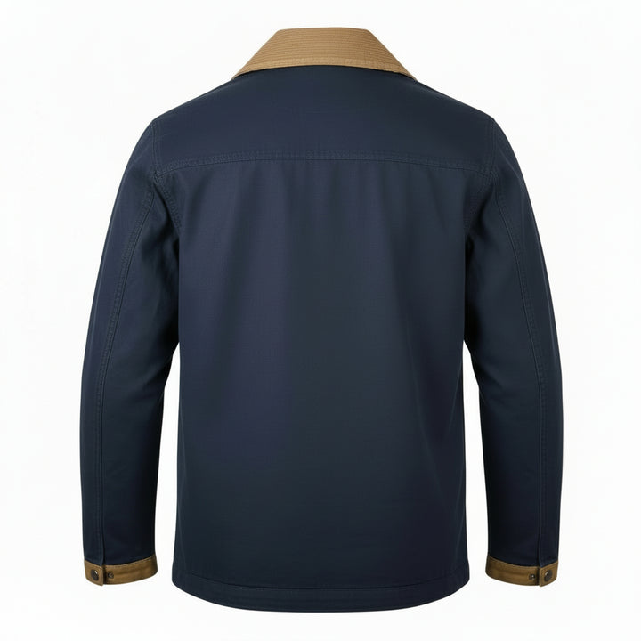 Fireman Canvas Lined Jkt Bedford Blue