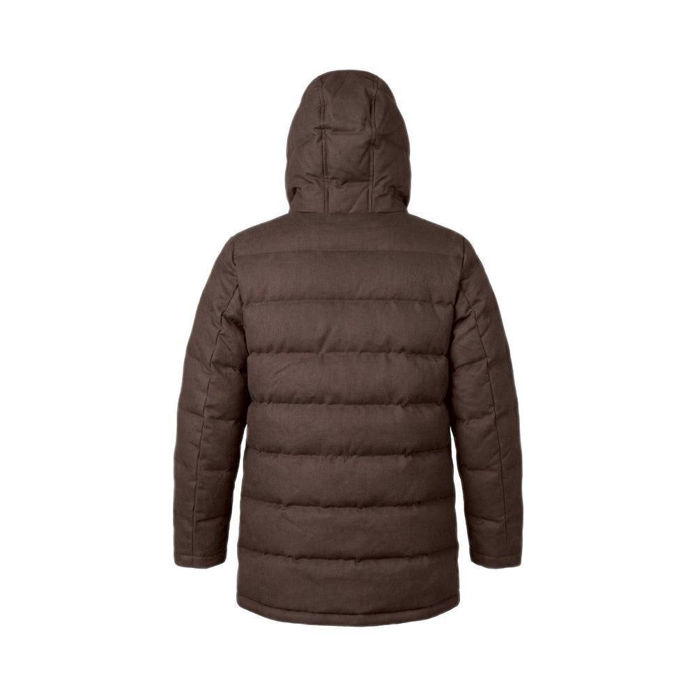 Heskimo LONG PARKA TRAP.CAPPUCCIO LANA MORO Marrone - foto 2