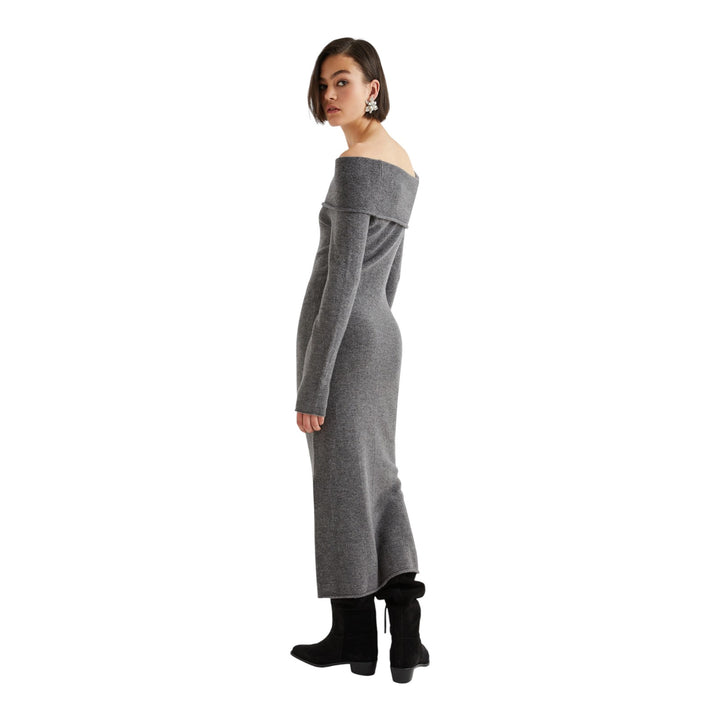 ARGO knit dress in MELANGE GREY