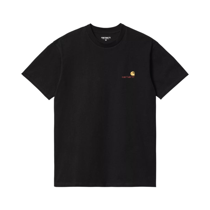 S/S American Script T-Shirt Black