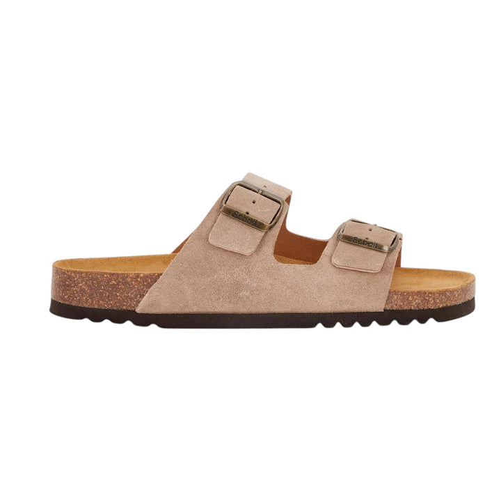 JULIEN SUEDE LEATHER SANDALS BEIGE