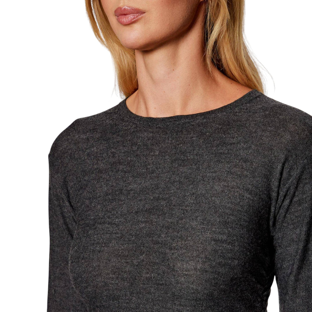 ANTHRACITE ACORN knitted dress