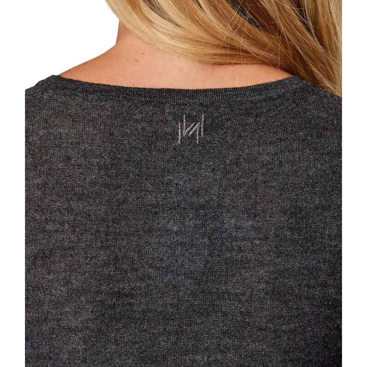 ANTHRACITE ACORN knitted dress