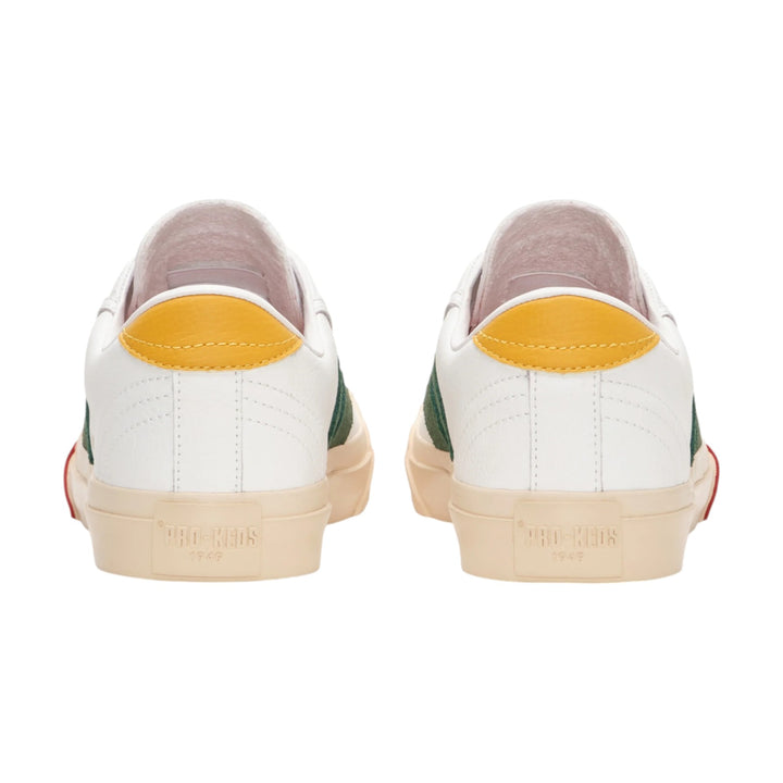 Royal Classic in White and Green Leather