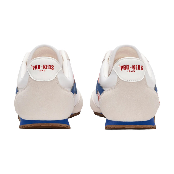 Racer 77 in White and Red/Blue Nylon