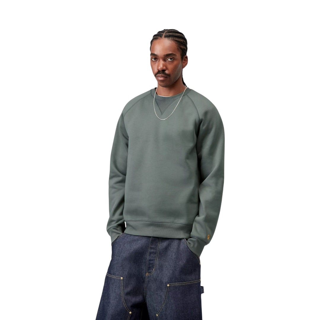 Chase Sweat Velvet Green/Gold