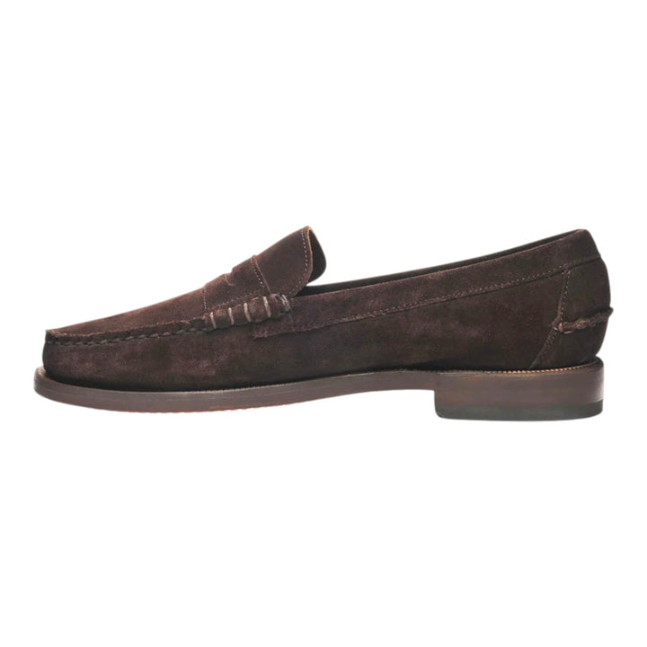 Mocassini Vera Pelle GoodYear Scamosciato Marrone